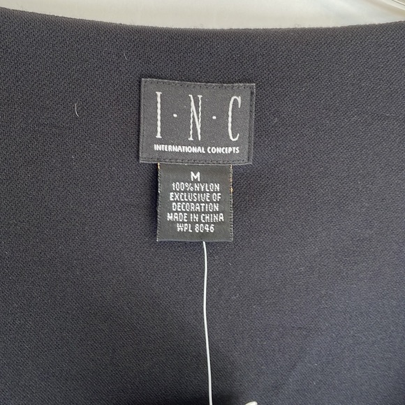 I.N.C. Women's Blouse Sequines  Black NWT  Size Medium ( would fit a small). - Picture 2 of 8